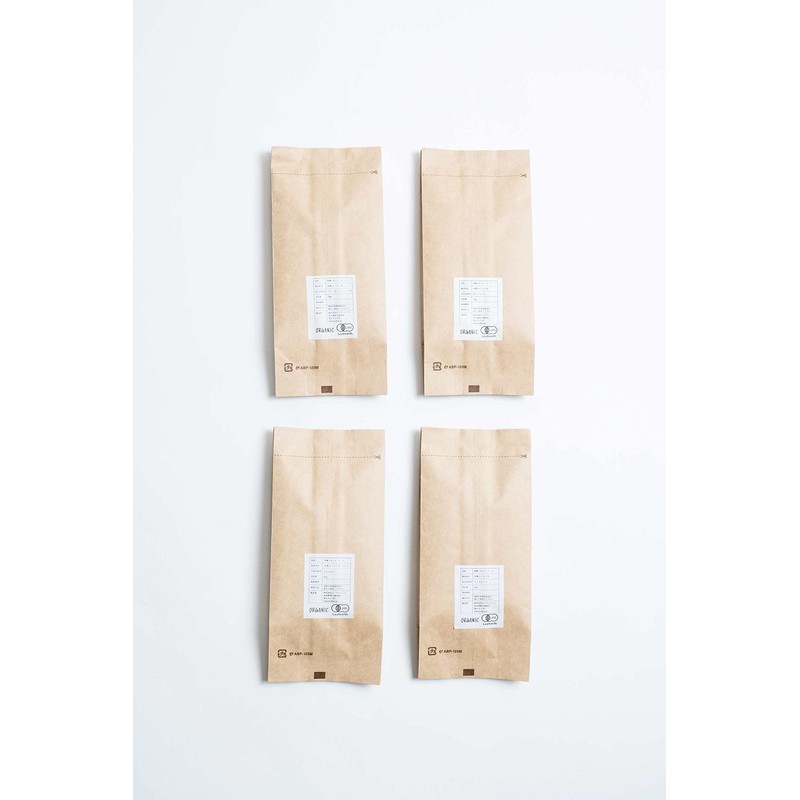 TOKYO COFFEE Organic Coffee Bean Trial Set, JAS Certified, 1.8