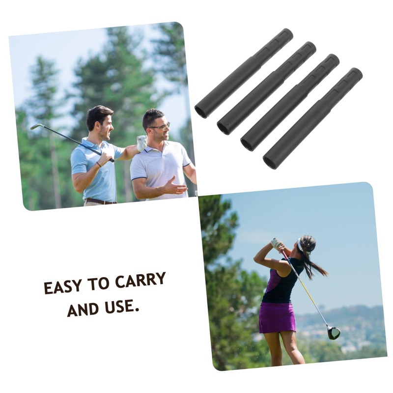 Mikinona 4pcs Golf Club Extension Rods Carbon Fiber Golf Shaft