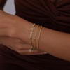 VIROMY Bracelets for Women 14K Gold Plated Bracelets Set for