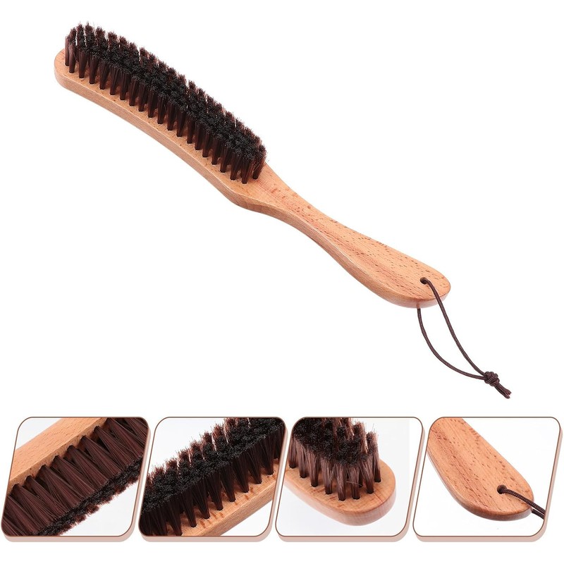 Cepillo para Barba de Hombre Zerodeko Mango de Madera Marrón