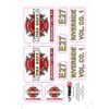 MyTrickRC Genuine MYK-ST2 Fire Truck Decal Set, 1/10th Scale, Materials