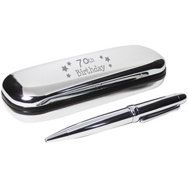 70th Birthday Pen & Box Novelty Present Gift School Stationary by C.P.M.