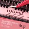 LOOMEE -Lash Extension Kit.280 Spring Mixed Individual Cluster Eyelashes in