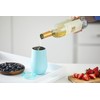 Rabbit Double Walled Stainless Steel Wine Tumbler, Includes Splash-Free Sliding