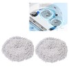 2 PCS Sweeper Cleaning Mop Cloth for Dreame W10 W10