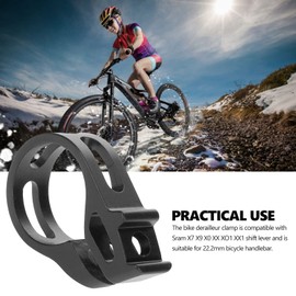 Shifter Clamp - Aluminum Alloy Bike Trigger Clamp Bicycle Shifter Clamps 22.2mm/ 0.87inch For Sram Sram X7 X9 X0 Xx Xo1 Xx1 Triggers Shifter