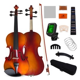 Beginner Violin,4/4 Violin Full Size For Adults,Students,Fiddle Set