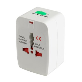 All-in-One Universal AC Wall Power Outlet Converter Adapter for Worldwide Use