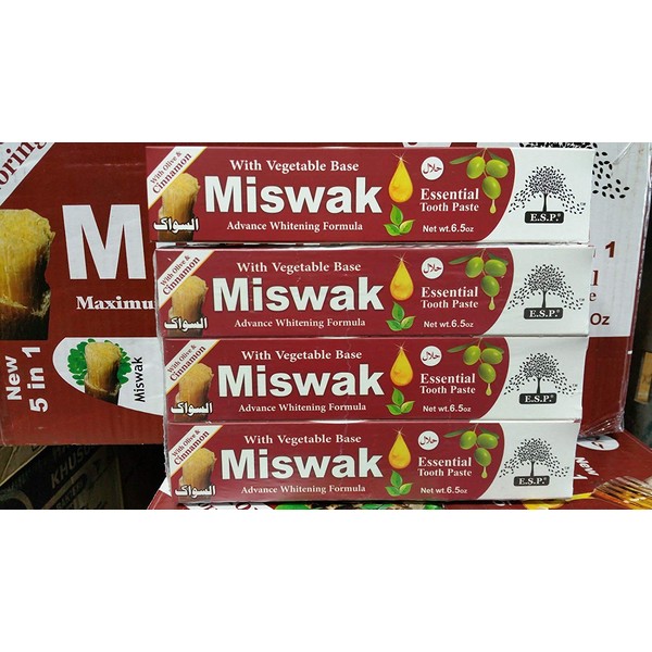Miswak Toothpaste - 6 PACK HALAL