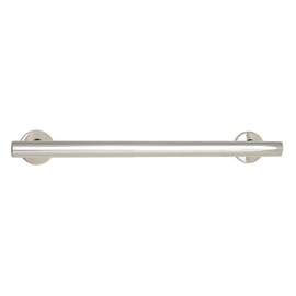 Seachrome 12" Coronado Decorative Oval Wall Mount Grab Bar, 1 ½" Diameter, Concealed Flanges, ADA Compliant, Polished Finish