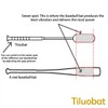Tiluobat The Yellow Baseball Swing Trainer kit Includes 12 Training