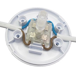 Foot Switch Round Foot Switch 230 V 2 A Pressure Switch Cord Switch 2-3 Wire Intermediate Switch Cord Switch for Floor Lamp Black