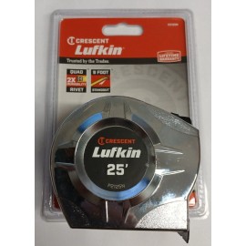 LUFKIN P2125N 1X25' CHROME TAPE MEASURE