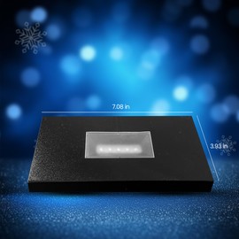 LED Lighted Base for Crystal Glass Art – Large Illuminated Display Stand for Acrylic, Glass Vases, Centerpieces, Crafts & Decorative Items