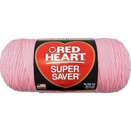 Red Heart Super Saver Yarn-Petal Pink