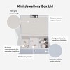 Stackers Lavender mini Jewellery Box Lid