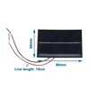 Create idea 4pcs Micro Solar Photovoltaic Panels 60x80mm 1.5V 0.65W