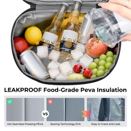 Tenot Cooler Backpack 35 Cans Soft Backpack Coolers Insulated Leak Proof Beach Cooler Bag for Men Women Waterproof Ice Chest Backpack Lunch Camping Hiking Picnic Travel Cooler Bags Black