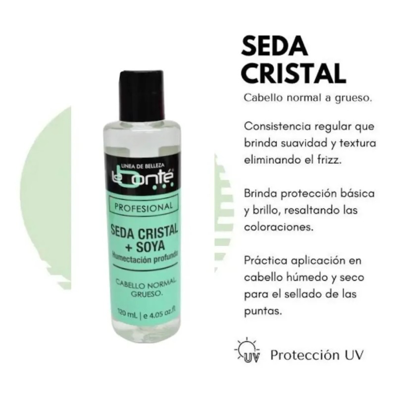 Kit Soya Shampoo,vitamina E Keratina + Seda Cristal Labonte