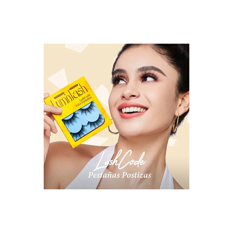 Luminlash Extensiones De Pestañas Postizas 3d Natural 3pcs