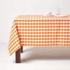 Homescapes Table Cloth Checked Block Check 100% Pure Cotton Tablecloth