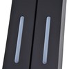 Manual Soap Pump Refillable Wall Mount Press Shampoo Soap Dispenser