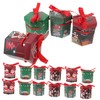 KICHOUSE Christmas Candy Boxes 16 Pack Goodie Bags Party Favor