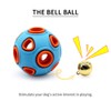 WishLotus Dog Ball, Dog Interactive Toy with Ring Bell Dog