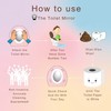 Practical Toilet Mirror for Wiping – Compact, Portable & Easy
