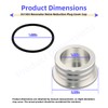 Turbo Resonator Delete Plug for 2004.5-2010 Duramax 6.6L LLY LBZ