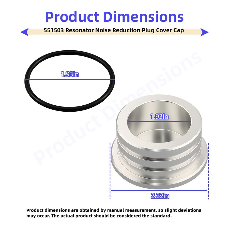 Turbo Resonator Delete Plug for 2004.5-2010 Duramax 6.6L LLY LBZ