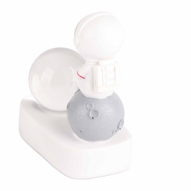 Resin Astronaut Crystal Ball Night Light Galaxy 3D Inner Carving