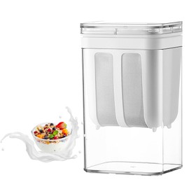 Colador de Yogur Griego, Colador de Malla de Nailon Ultrafino de Cocina, Colador de de Yogur Portátil, Separador de 1100 Ml, Taza de Filtro de Leche de Soja para Hacer