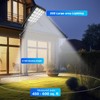 2 Pack Solar Street Lights Outdoor Waterproof, 6500K 20000LM Wide