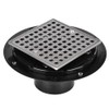 Annde 4-1/4 Square Floor Shower Drain, Shower Drain Base for