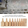 12Pcs Brazed Hole Drill Bit Hole Saw Dry Wet Cut