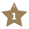 24 Star Advent Calendar - 6mm PEFC Certified 100% -