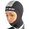 Cressi Women's Castoro Plus Neoprene Diving Hood - Grey, Small/2-3