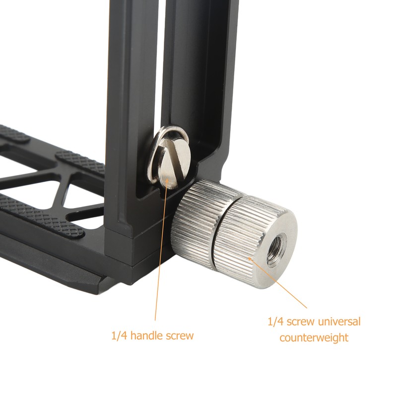 Camera Vertical Quick Release Plate Aluminium Alloy CNC Machining Camera