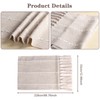 Cotton Linen Table Runner, Table Runner Rustic Style Table Runner