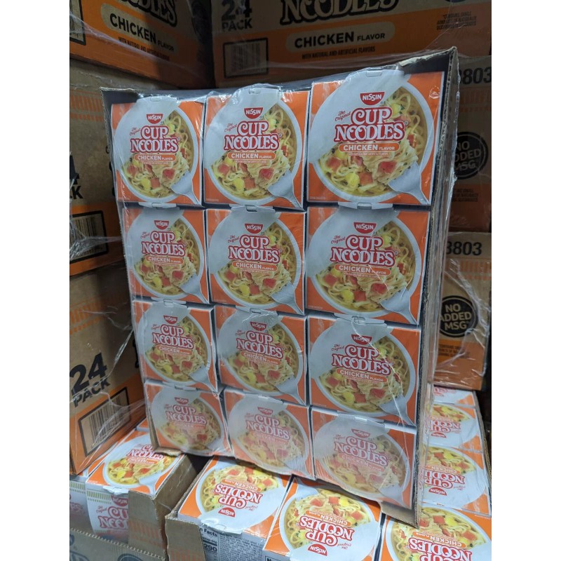 Nissin Cup Noodles Chicken Flavor, 24 X 2.5 oz