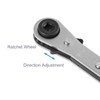 Timsec HVAC Service Wrench, Refrigeration Wrench With 2 Pcs HVAC