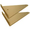 Pack of 2 Triangular Wall Brackets, Shelf Brackets, Triangle Shape,