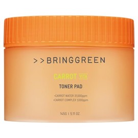 BRING GREEN Carrot Toner Pad for Even Skin Tone & Dark Spot Reduction