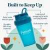 Pattern Wellness Shaker Bottle BPA-Free Plastic Bottle & Lid –