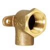 Everflow Supplies CFDL0012-NL 1/2" Nominal Diameter Cast Brass 90 Degree