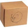 Large Transparent Plastic Piggy Bank Gift Idea Saving Money Box