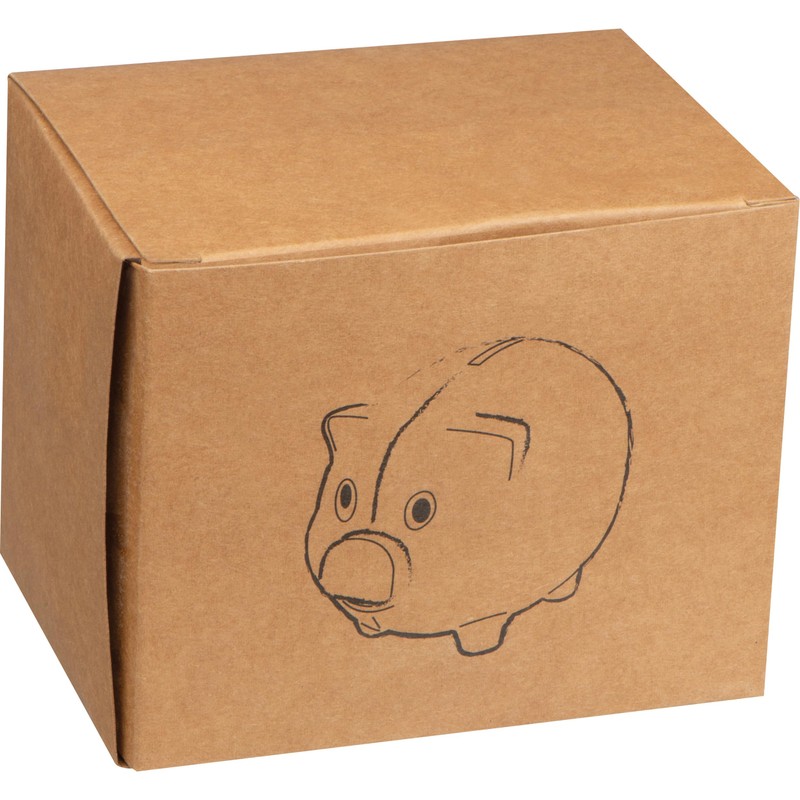 Large Transparent Plastic Piggy Bank Gift Idea Saving Money Box