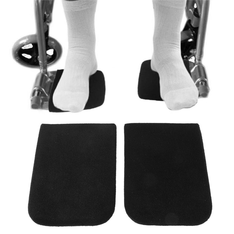 Laroal Wheelchair Footrest Cover Neoprene Soft Leg Rest Cushion Non-Slip