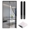 Magnetic Fly Screen Door, 80 * 210cm Magic Paste Curtains,